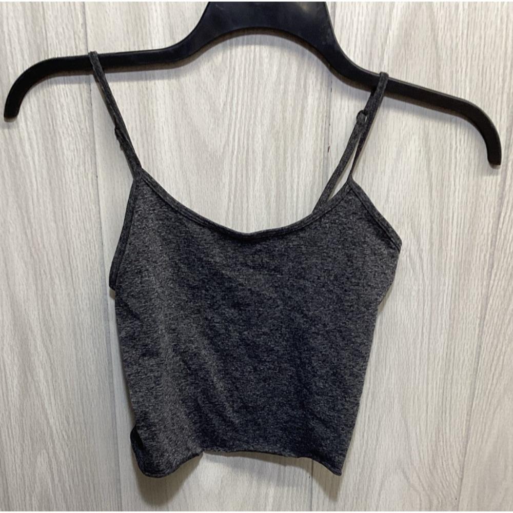 MASSINI Women's (Size S)‎ Sleeveless Spaghetti Strap Cropeed Tank Top Stretch